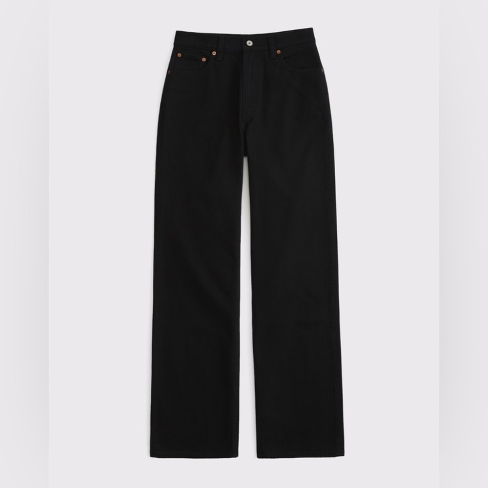 Abercrombie & Fitch Curve Love High Rise 90s Relaxed Jean
